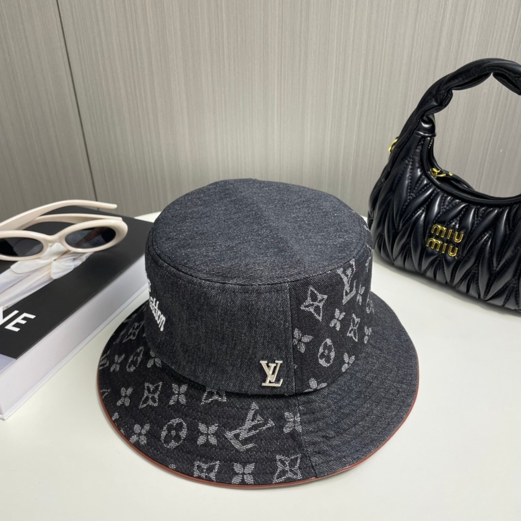 Louis Vuitton Monogram Denim Bucket Hat - Image 5