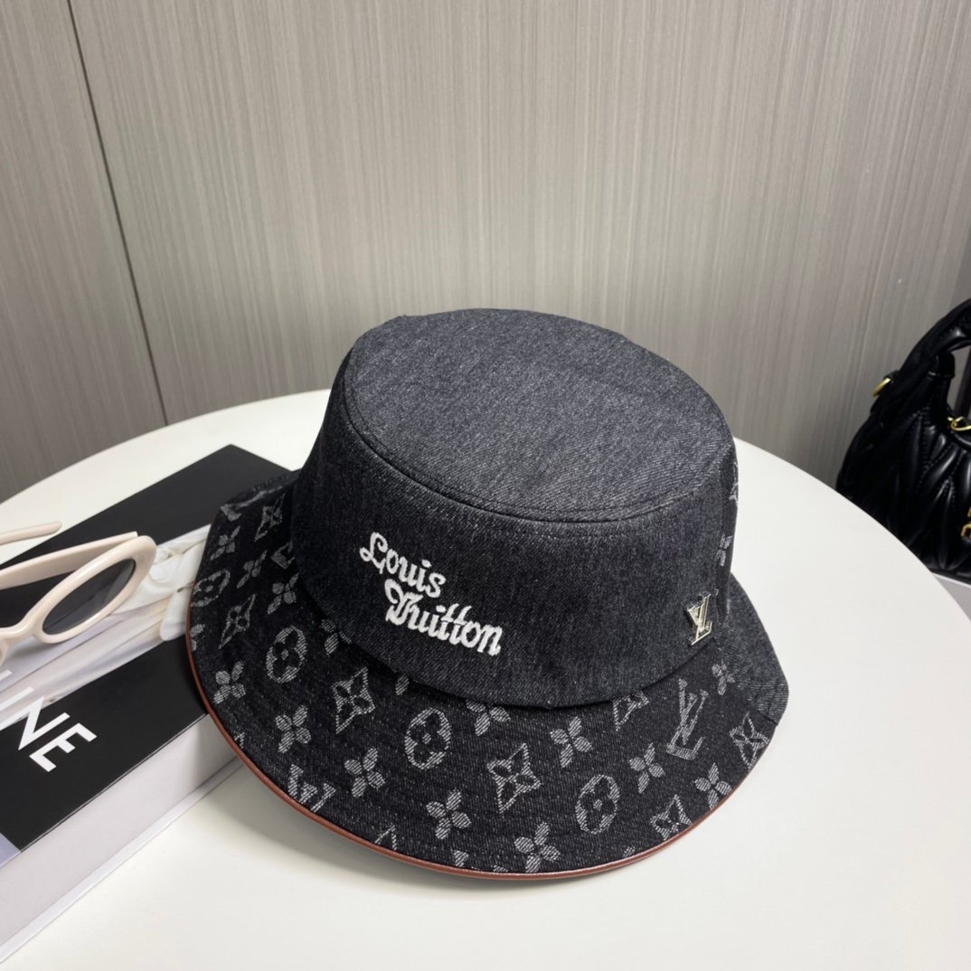 Louis Vuitton Monogram Denim Bucket Hat - Image 6