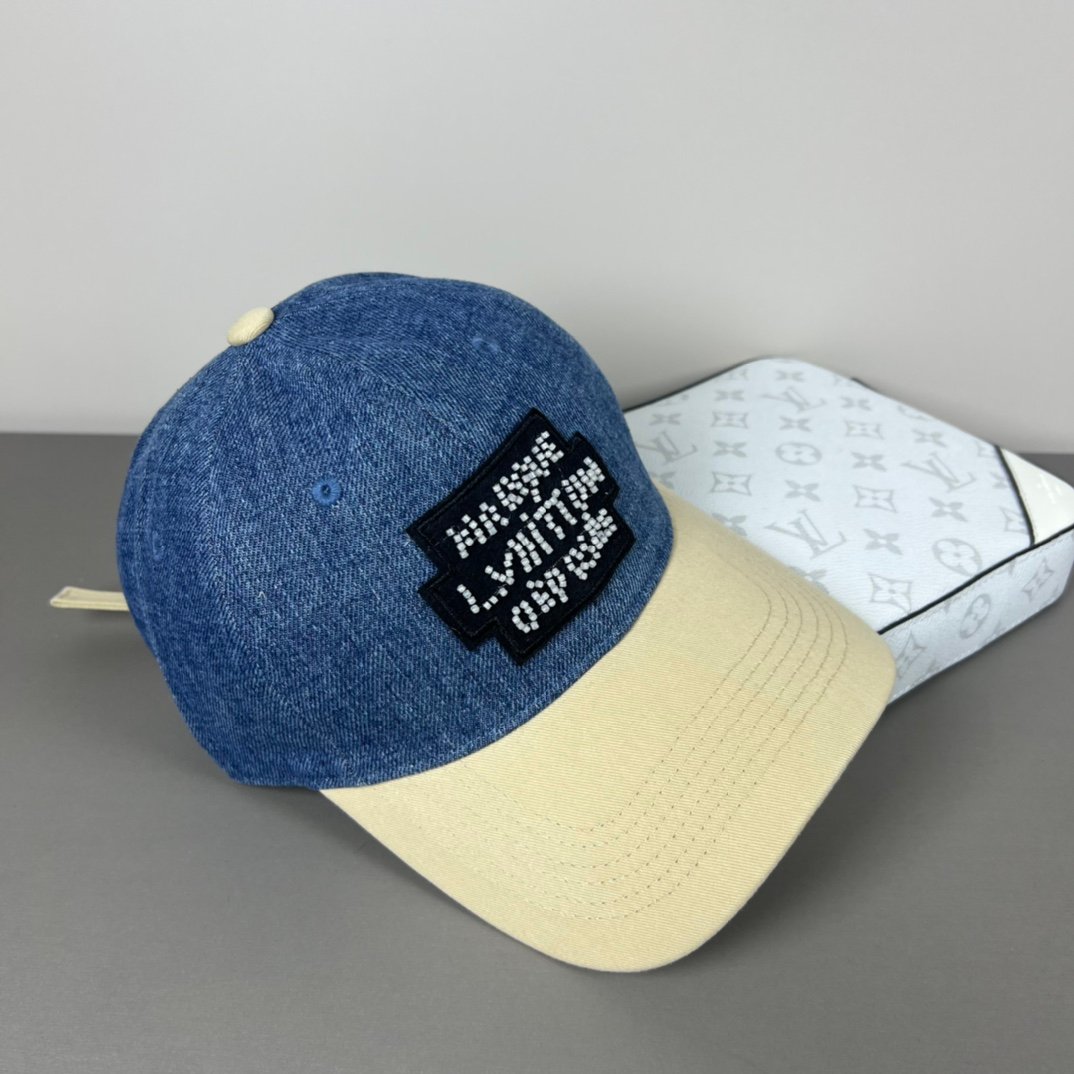 Louis Vuitton Denim & Canvas Cap