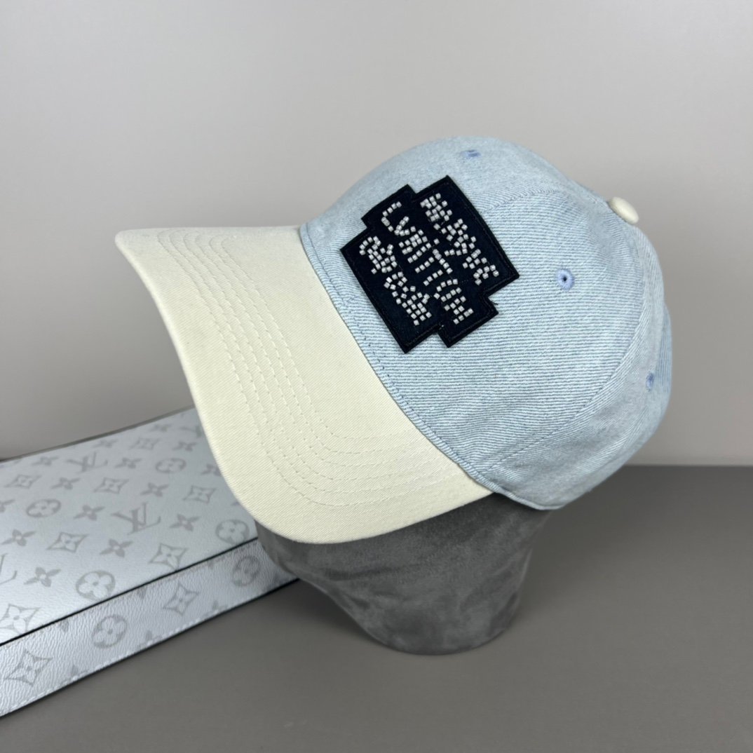 Louis Vuitton Denim & Canvas Cap - Image 2