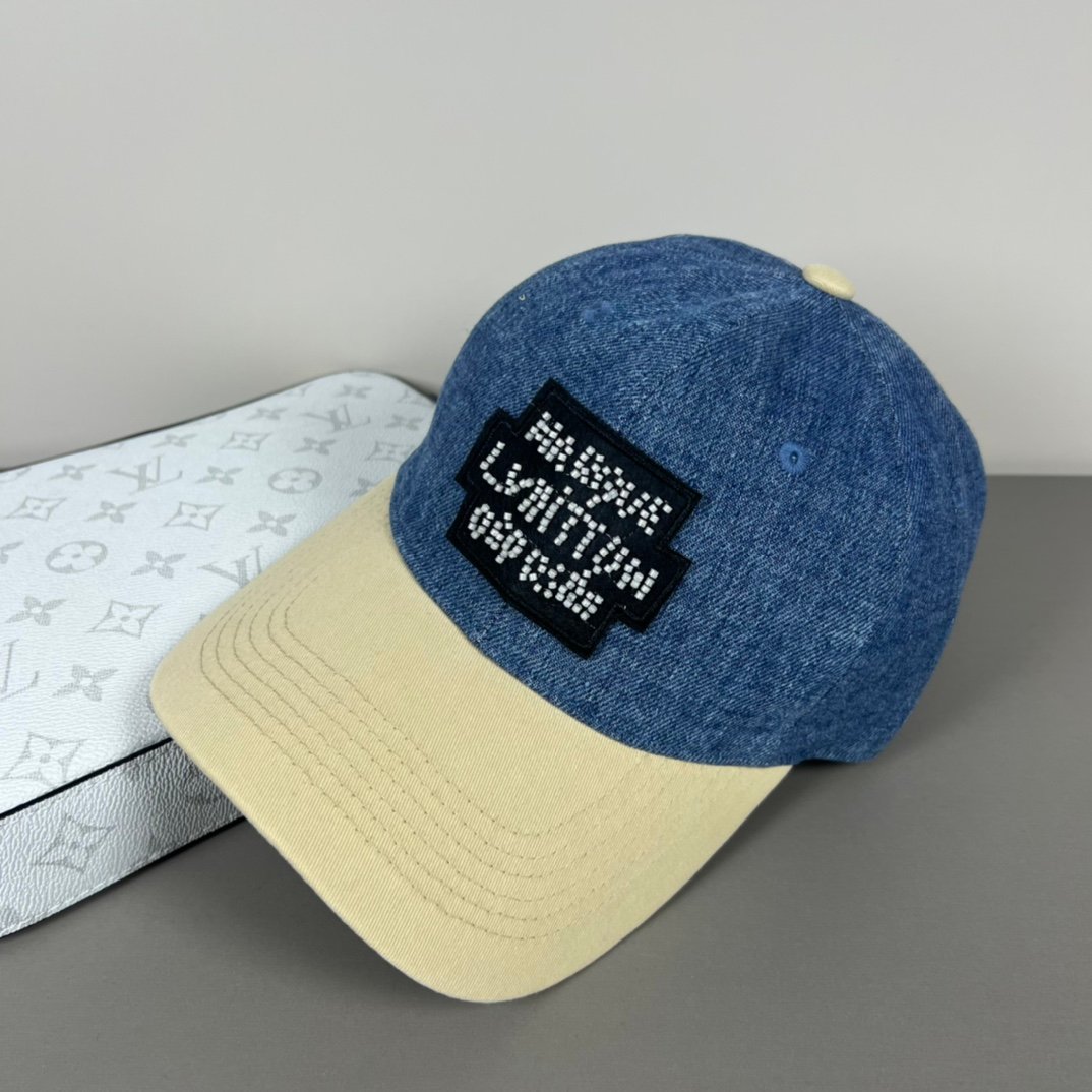 Louis Vuitton Denim & Canvas Cap - Image 2