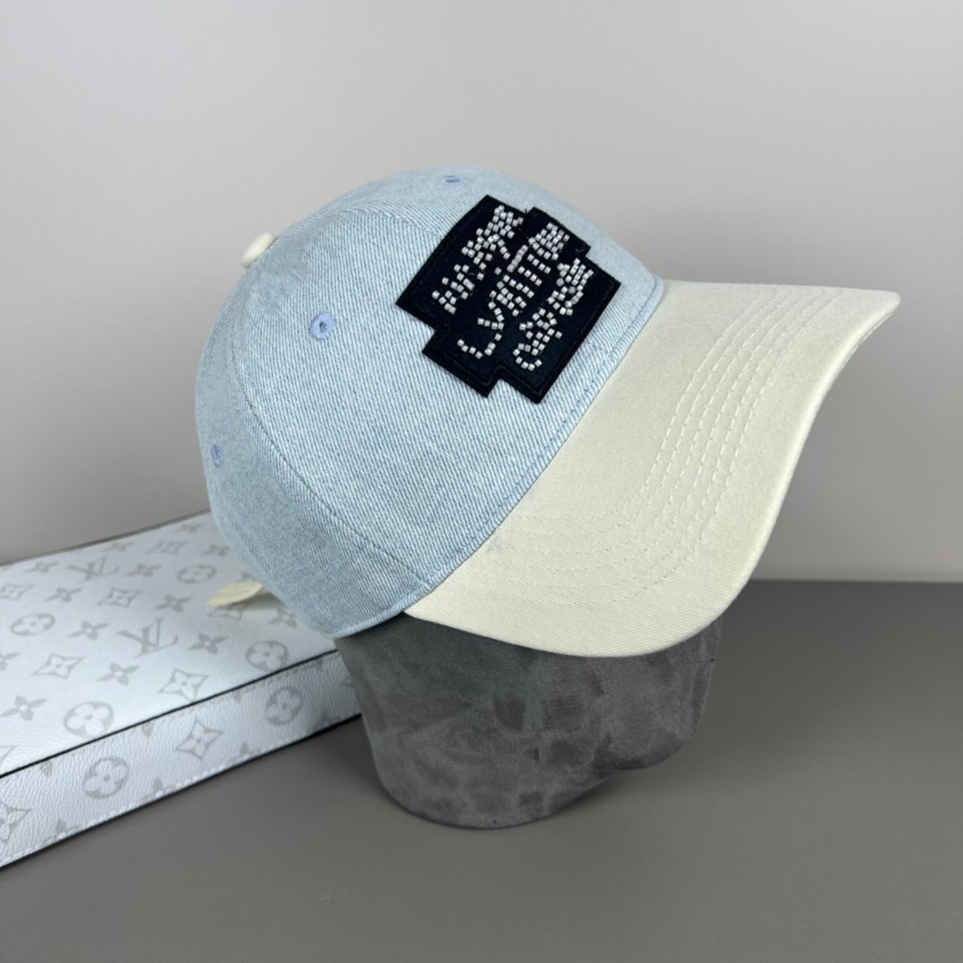 Louis Vuitton Denim & Canvas Cap - Image 4