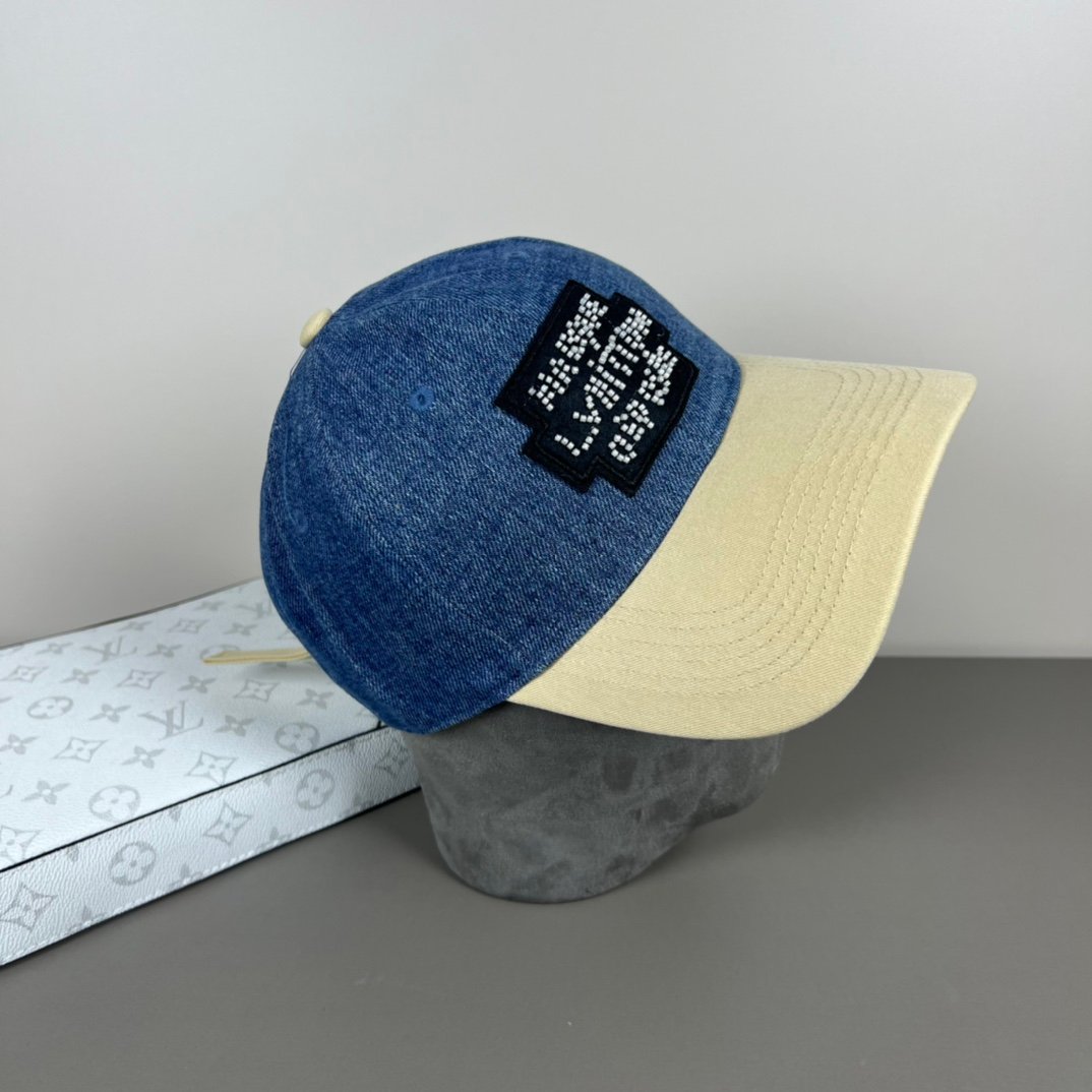 Louis Vuitton Denim & Canvas Cap - Image 6