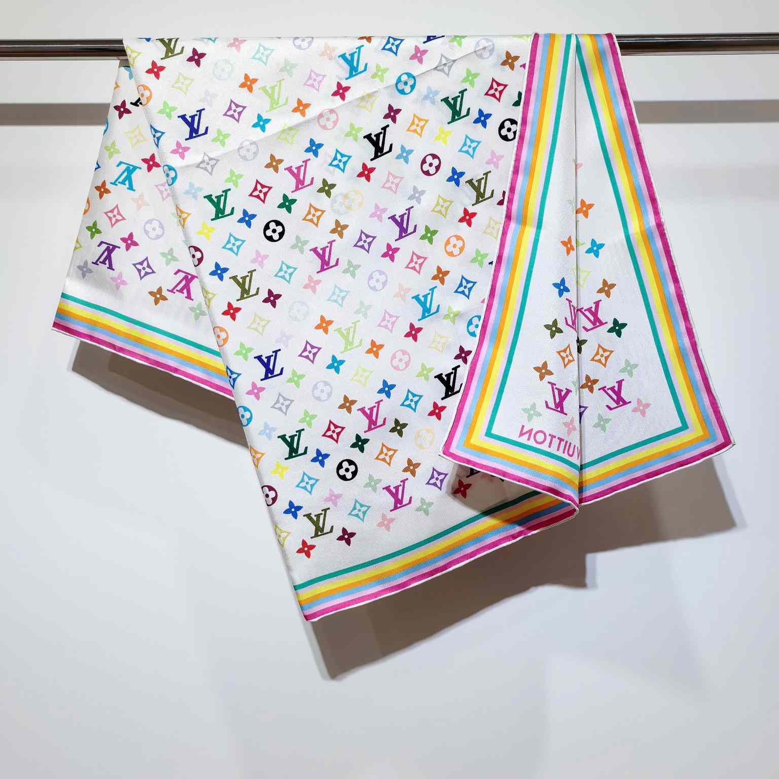 Louis Vuitton LV x TM Monogram Multicolor Square 90 M94967 - Image 6