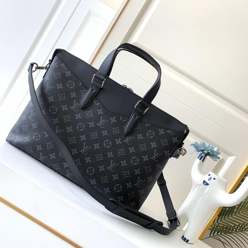 Louis Vuitton Monogram Eclipse Briefcase 39x28x11cm M40566 - Image 2